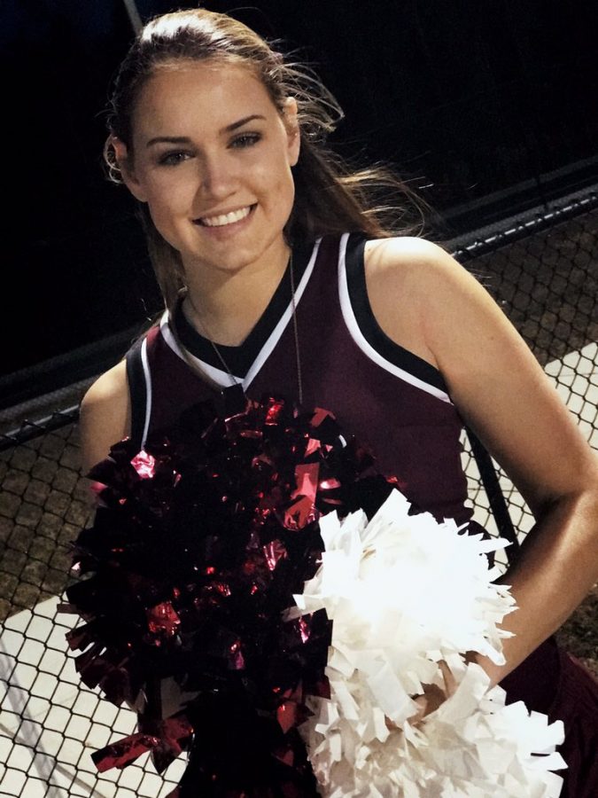 Alyssa Moore, senior cheerleader