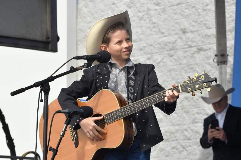 Mason Ramsey is taking advantage of his recent publicity The Stampede