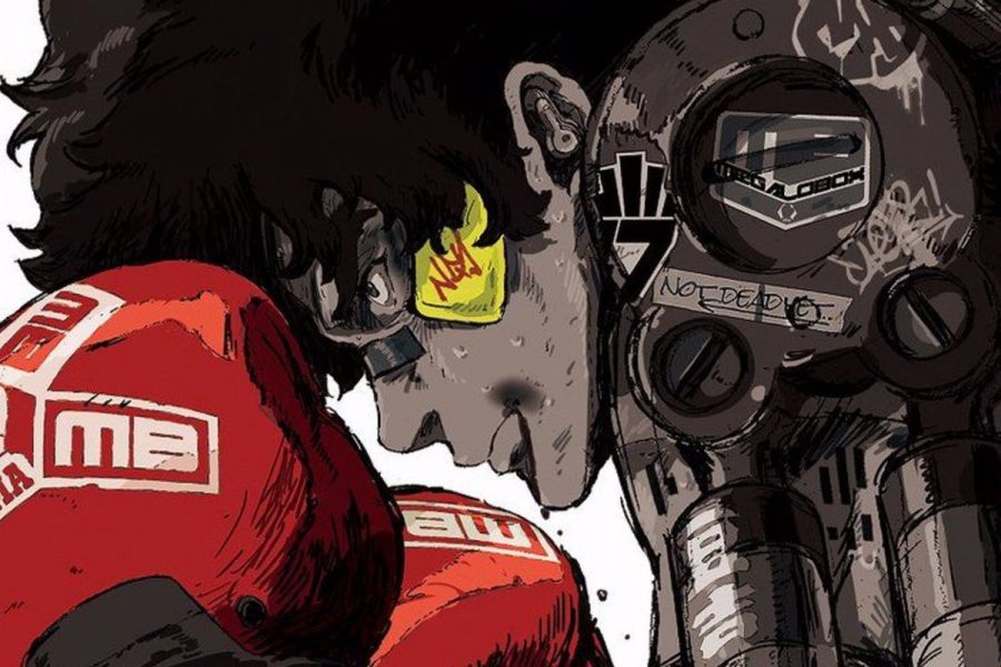 Promotional poster for 2018 anime Megalo Box.