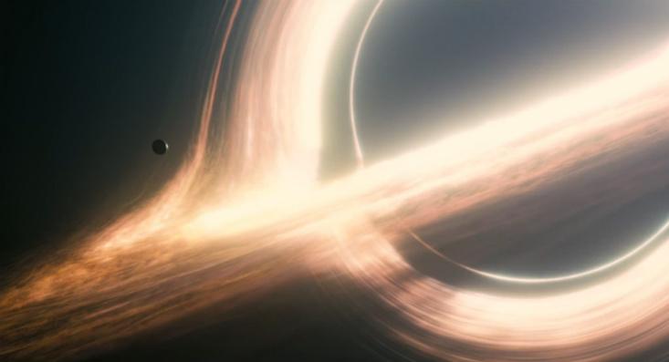 Black hole planet Gargantua.