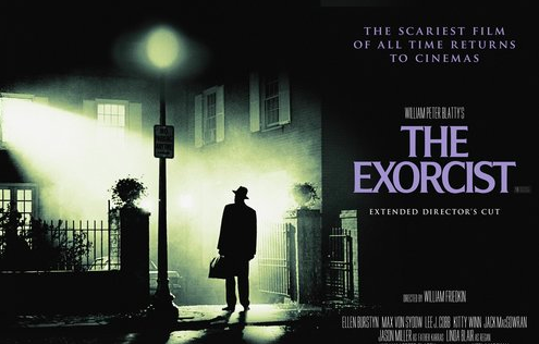 Official movie poster for The Exorcist.