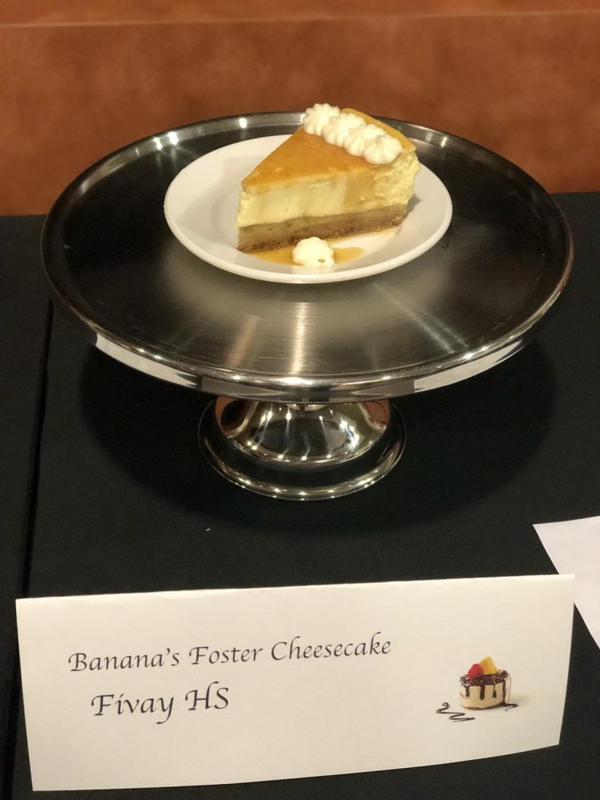 Fivay dessert: Bananas Foster Cheesecake