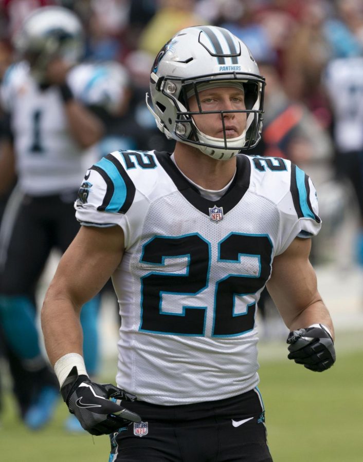 Christian McCaffrey rushed for 128 yards on 19 carries, with 2 TDs. He also tacked on 81 receiving yards. 