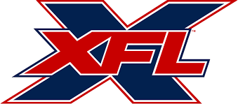 The logo for the revamped XFL league