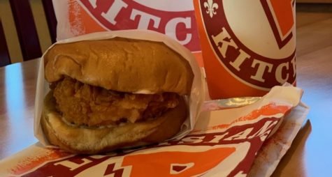 The source of long lines, impatient customers, and a persons death: the new Popeyes Chicken Sandwich.