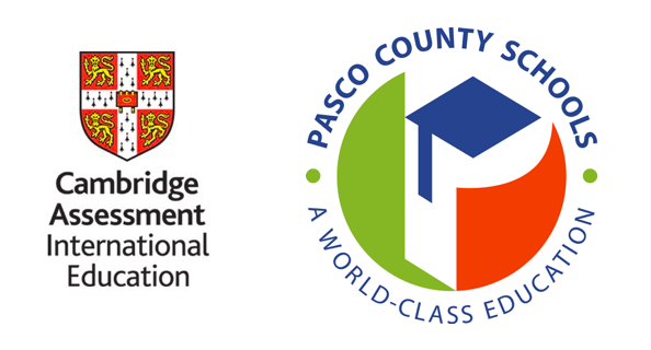 Pasco County Schools and Cambridge Internationals logos side-by-side might be seen more often if the Cambridge course gets approved for all high schools.
