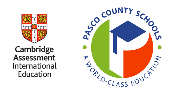 Pasco County Schools and Cambridge International's logos side-by-side might be seen more often if the Cambridge course gets approved for all high schools.