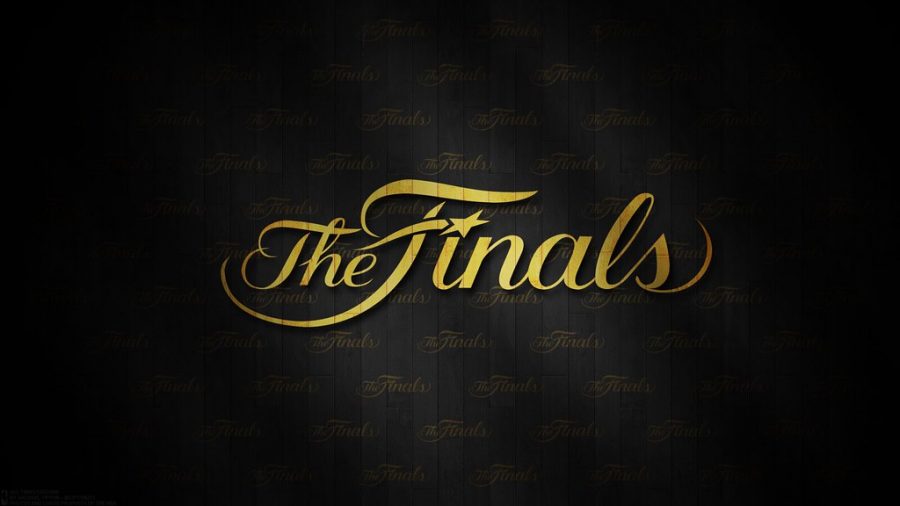 The NBA Finals logo advertisement for the 2020 post season games.