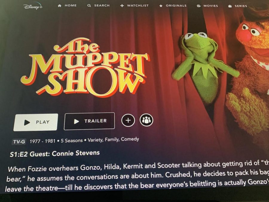 The original Muppet Show is now on Disney Plus, a show that ran from 1976 to 1981.