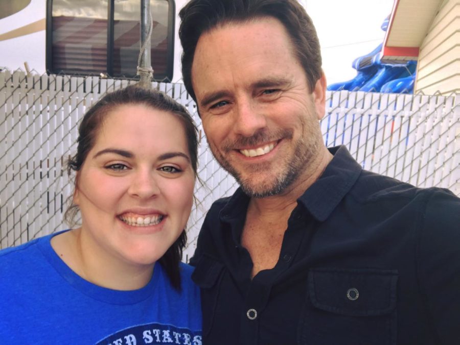 English teacher, Ashley Swain met actor Charles Esten at the Strawberry Festival before he became the infamous Ward Cameron in Outer Banks.