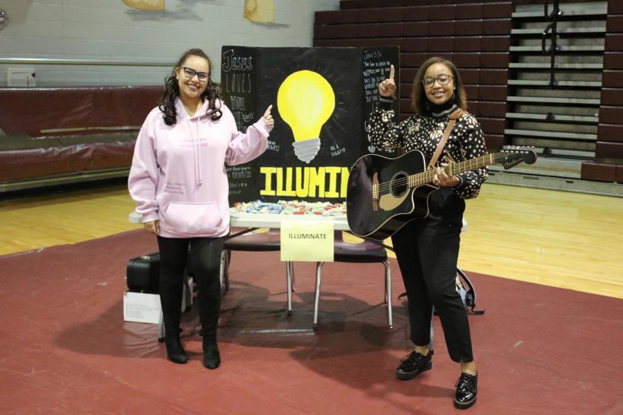 The illuminate founders were at the schools club fair, and hope to gain as many new members as possible.