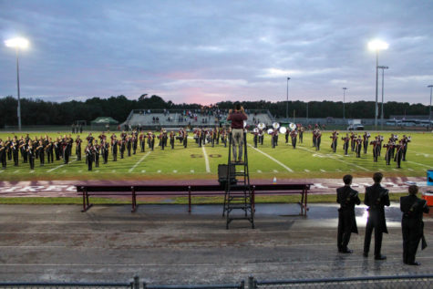 Despite the very unique start to their season, the Marching Bulls are working hard to de well in their competition season.