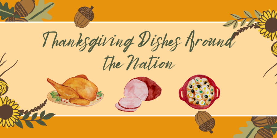 Thanksgiving platters tend to be the same throughout the United States, but there are some variance within the regions of the nation.