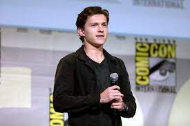 Tom Holland speaking at the San Diego Comic Con International, for Spider-man: Homecoming