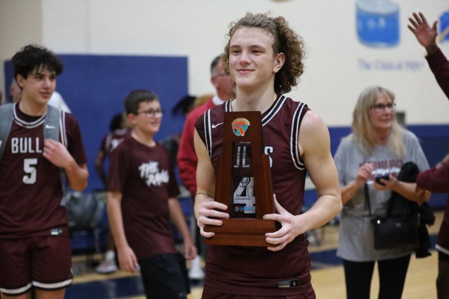 Junior guard Preston Linville winning his second district title, but this time in a Wiregrass uniform.