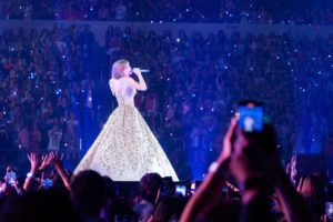 Taylor Swift performs in Arlington, TX after concert tickets sold out quickly everywhere due to ecstatic fans that wanted to witness her performance.